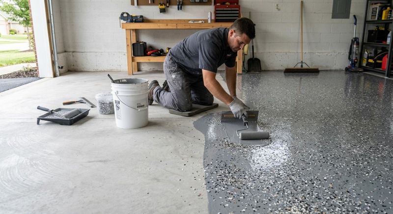 Garage Floor Renovation in Winston Salem, NC