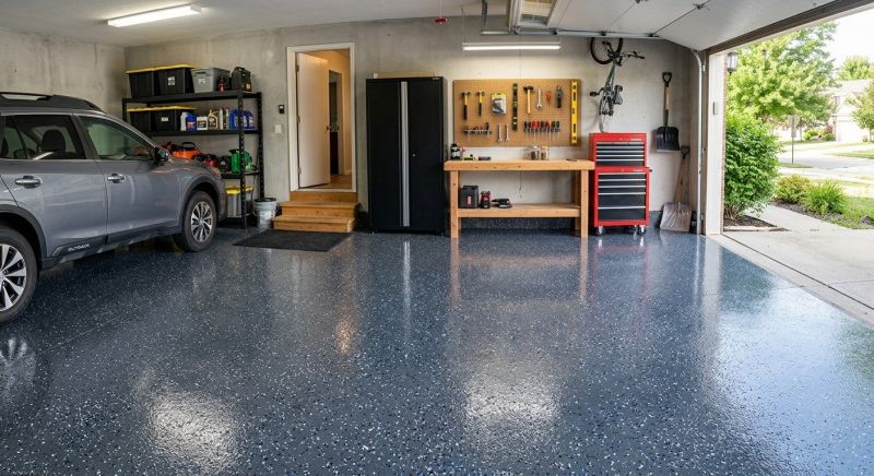 Garage Floor Staining in Winston Salem, NC
