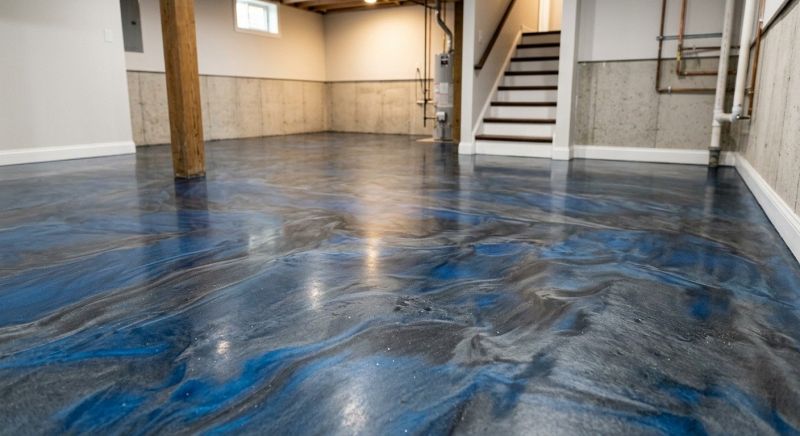 Basement Floor Epoxy Service in Alexandria, VA
