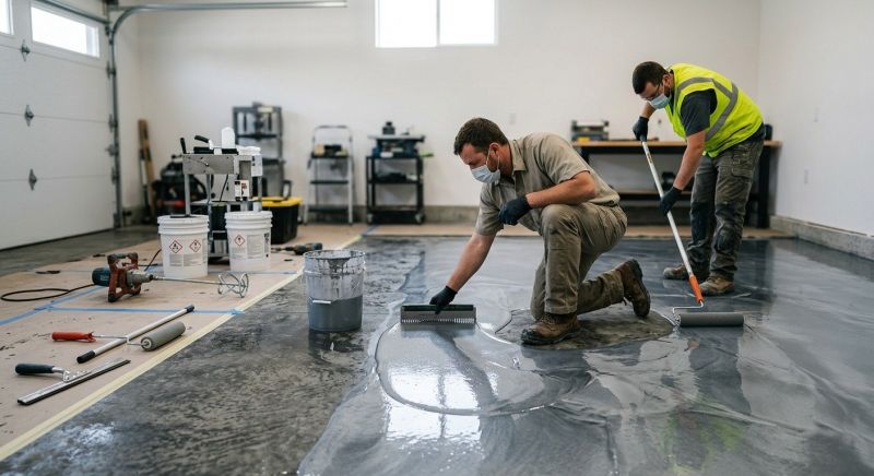 Epoxy Floor Coating Service in Winston Salem, NC