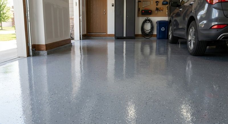 Epoxy Garage Flooring Installation in Winston Salem, NC